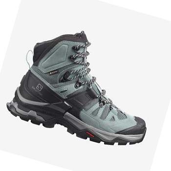 Salomon WoQUEST 4 GORE-TEX Túracipő Női Kék | HU 2844HAP